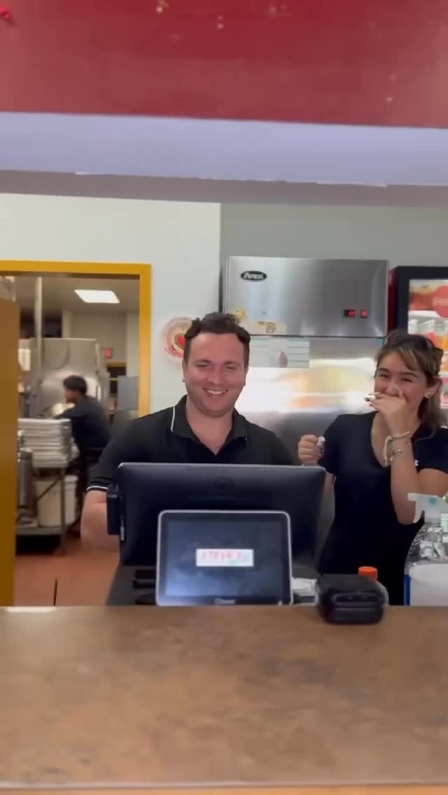 Team behind the counter